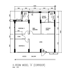 Blk 366 Corporation Drive (Jurong West), HDB 4 Rooms #614155351